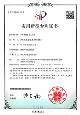 实用新型专利证书-浙江博大泵业有限公司